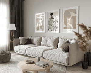 BoHo Billedvæg – Perfekt til Stuen med Stil og Sjæl