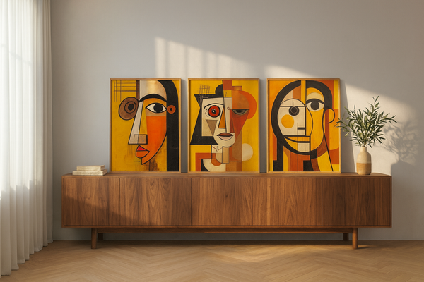 Selvportræt Kubisme Picasso Billedvæg