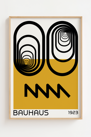 Yellow Eyes Bauhaus Plakat