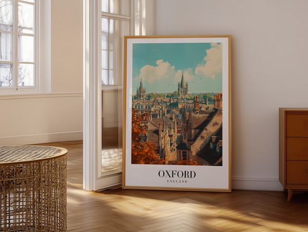 Oxford England – Byplakat
