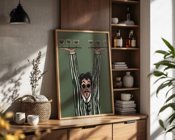 The Wine Waiter Plakat