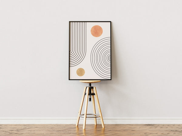 Abstract Circle Plakat | Minimalistisk & Moderne Kunst