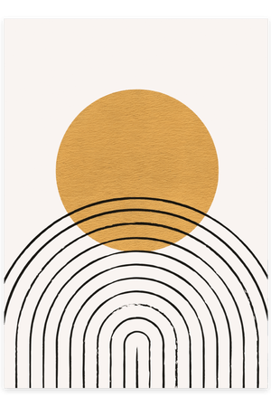 Skab et stilrent look med Abstract Door Down Plakat. En elegant abstrakt plakat med geometriske former og moderne design. Perfekt til enhver boligindretning.