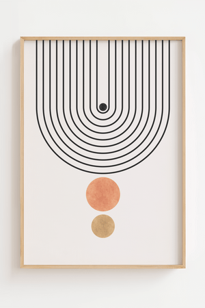 Abstract Door up Plakat