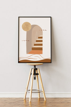 Abstract Doorway Plakat