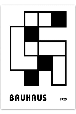 Bauhaus 1923 Black block Ellens Shop