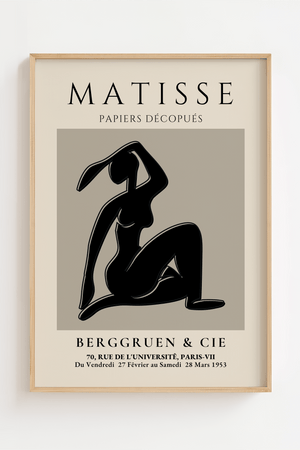 Black Madame - Matisse Plakat