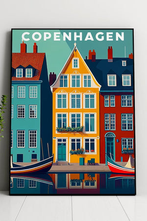 Copenhagen Illustration - Plakat