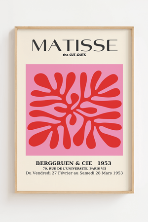 Cut-Outs Rød Plakat