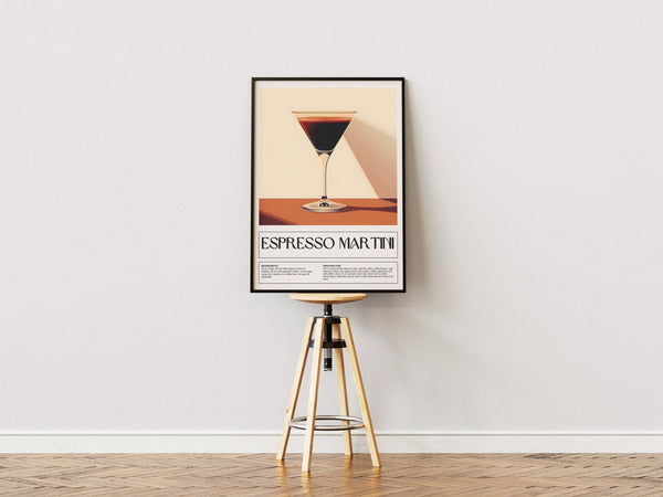 Espresso Martini – Cocktail Poster
