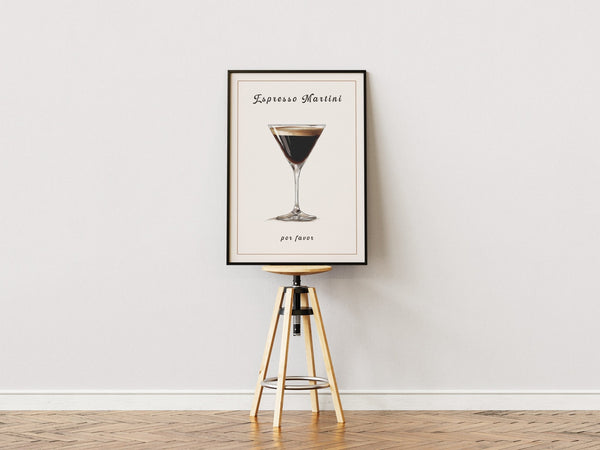 Espresso Martini Por Favor Plakat