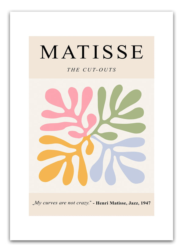 Colorful Curves - Matisse Poster