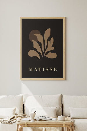 Galerie Matisse plakaten hylder den verdensberømte kunstner Henri Matisse med et design,