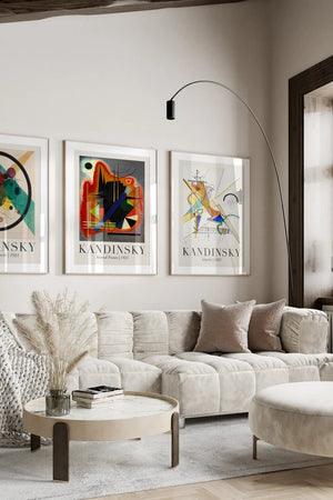Circles in a Circle – Kandinsky Plakat