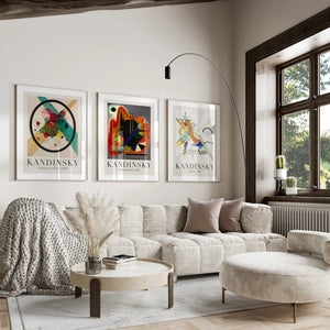Circles in a Circle – Kandinsky Plakat