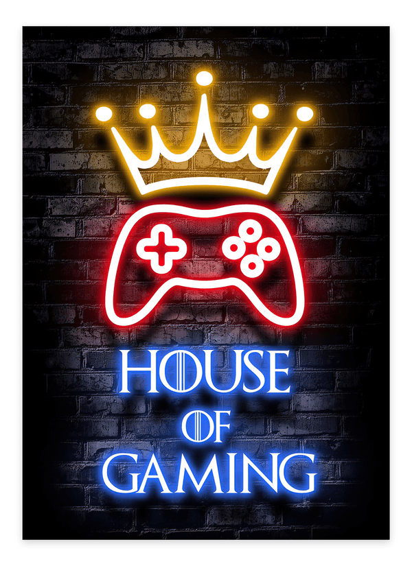 House of Gaming - Gaming Plakat