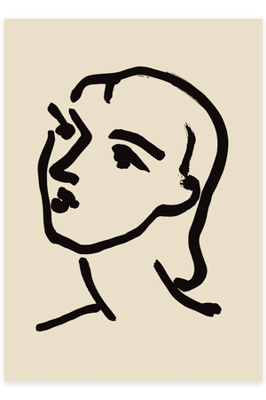 Matisse Madame Ansigt Plakat | Tidløs og Stilfuld Kunst