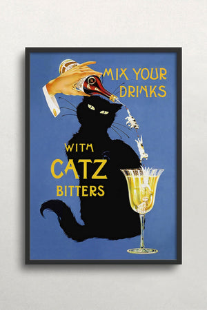 Mix Your Drinks With Catz Bitters Plakat