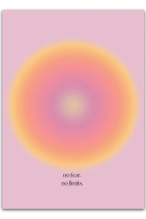 No fear - No limits Plakat