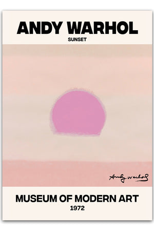 Purple Sunset - Andy Warhol Plakat