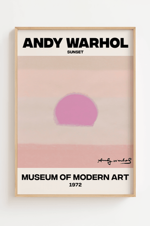 Purple Sunset - Andy Warhol Plakat