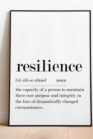 Citatplakater - Resilience Definition Ellens Shop
