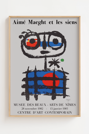 Robot - Joan Miro Plakat