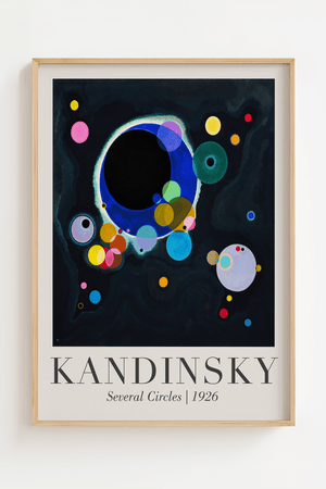 Several Circles – Kandinsky Plakat