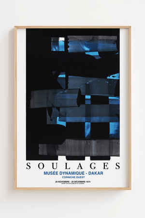Soulages Dakar Darkness Poster