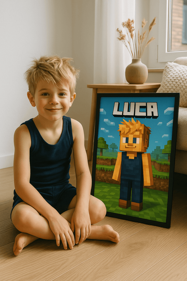 Standard Minecraft poster (make your own)