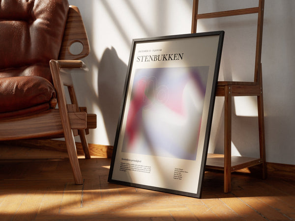 Capricorn - Colorful zodiac sign poster