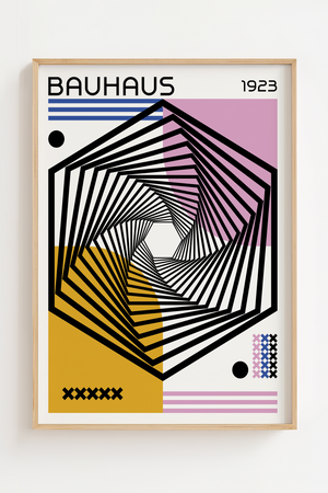 Squares Bauhaus Plakat