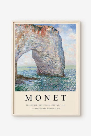 The Manneporte Near Étretat - Claude Monet Plakat