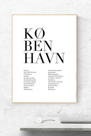 København By - Plakat