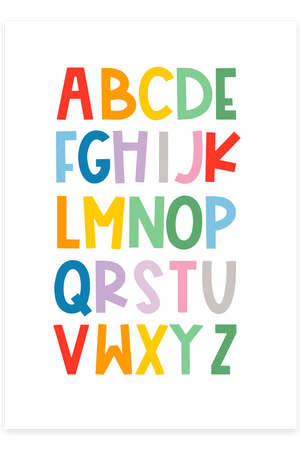 Alfabet Plakat til børn