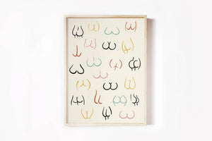 Body Positive Numse Plakat er en hyldest til kropspositivitet og naturlig sk