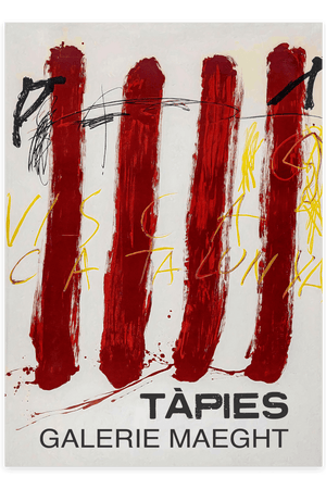Tapies Antoni Tapies - Galerie Maeght Plakat