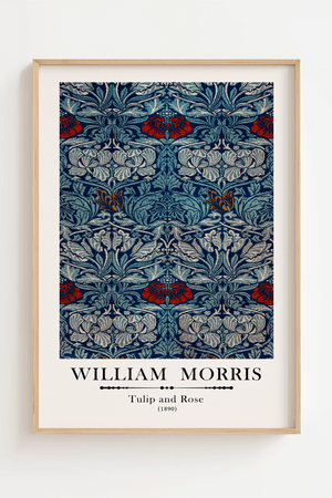 William Morris - Tulip & Rose Plakat