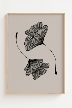 Double Flower Plakat