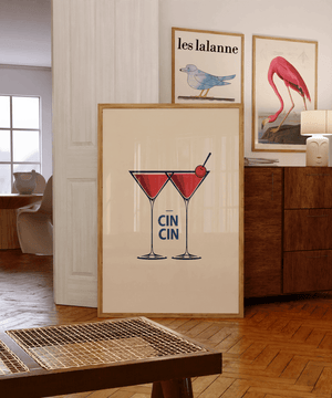 Cin Cin Martini Plakat