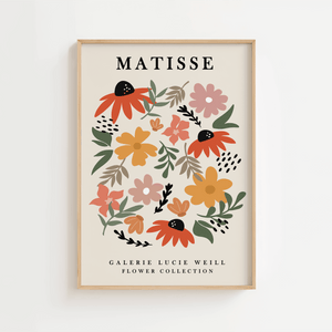 Matisse Plakat Galerie Lucie Weill til Hjemmet 