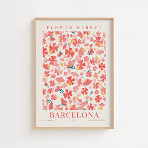 Flower Market Barcelona No.18 Plakat