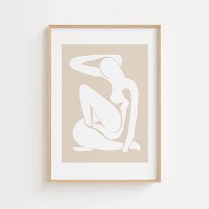 Beige Madame Matisse Plakat