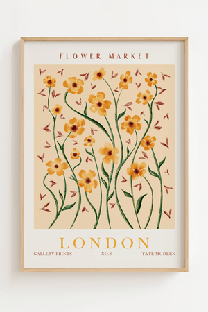 Flower Market London Gallery Plakat