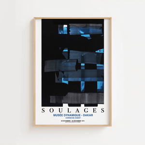 Soulages Dakar Darkness Poster