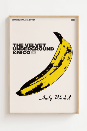 Banana - Andy Warhol Plakat