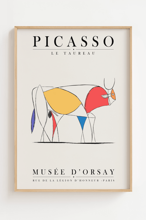 Picasso Le Taureau Plakat