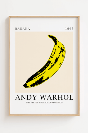 Velvet Banana - Andy Warhol Plakat