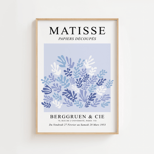 Lyseblå Bush – Matisse Plakat

