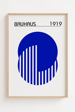 Bauhaus 1919 Circles Plakat
